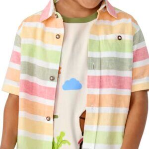 NWT Gymboree Boys Matching Family Striped Button Up Shirt - Little Sprout